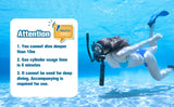 Mini Scuba Tank with Full Face Mask
