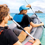 2-Person Inflatable Kayak Set, Dakota K2 with 86in Oars and Pump