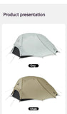 Ultralight Portable 2 Person 3 Seasons Tent
