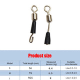50pcs Fishing Ball Bearing Swivel