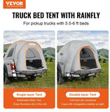 Pickup Truck Tent With Rain Layer And Carry Bag