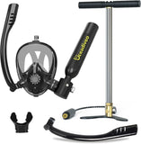 Mini 0.5L Scuba Tank with Inflator Pump