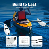 2 Pvc Banana-Shaped Kayak Outriggers