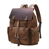 Vintage Waxed Canvas Backpack