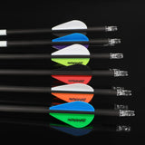 12pcs Pure Carbon Arrow 300/400/500