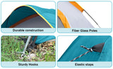 2-4 Person Waterproof Windproof Tent with Rainfly