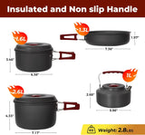 24 PC Camping Cookware Mess Kit