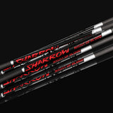 12pcs Pure Carbon Arrow 300/400/500