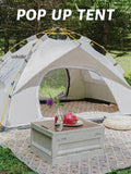 Small Silver Compact Auto-Tent