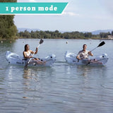 Clear Kayak Transparent 2-Seater Inflatable Tandem