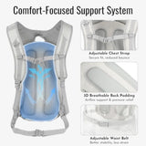 Durable Hydration Backpack with Insulated Bladder Compartment