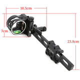 Archery Bow Sight 5 Pin Long-Range Adjustable Fiber Optic