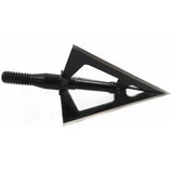 6/12pcs 100 Grain Hunting Fixed Blade Broadheads Arrowheads Black Tip Steel Bow Hunting