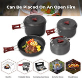 24 PC Camping Cookware Mess Kit